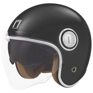 Otvorená helma na motorku NOX PREMIUM Heritage matná čierna