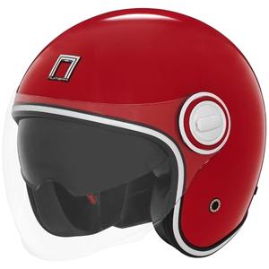 Otvorená prilba na motorku NOX PREMIUM Heritage červená