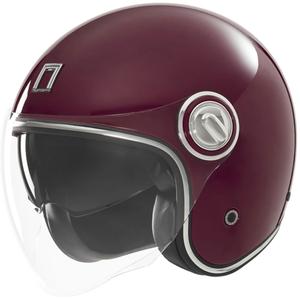 Otvorená prilba na motorku NOX PREMIUM Heritage bordó