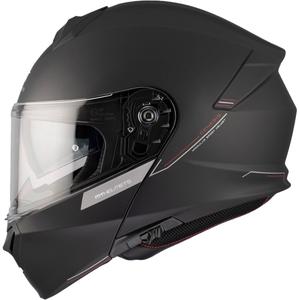 Vyklápacia prilba na motocykel MT Genesis SV Solid A1 čierna matná