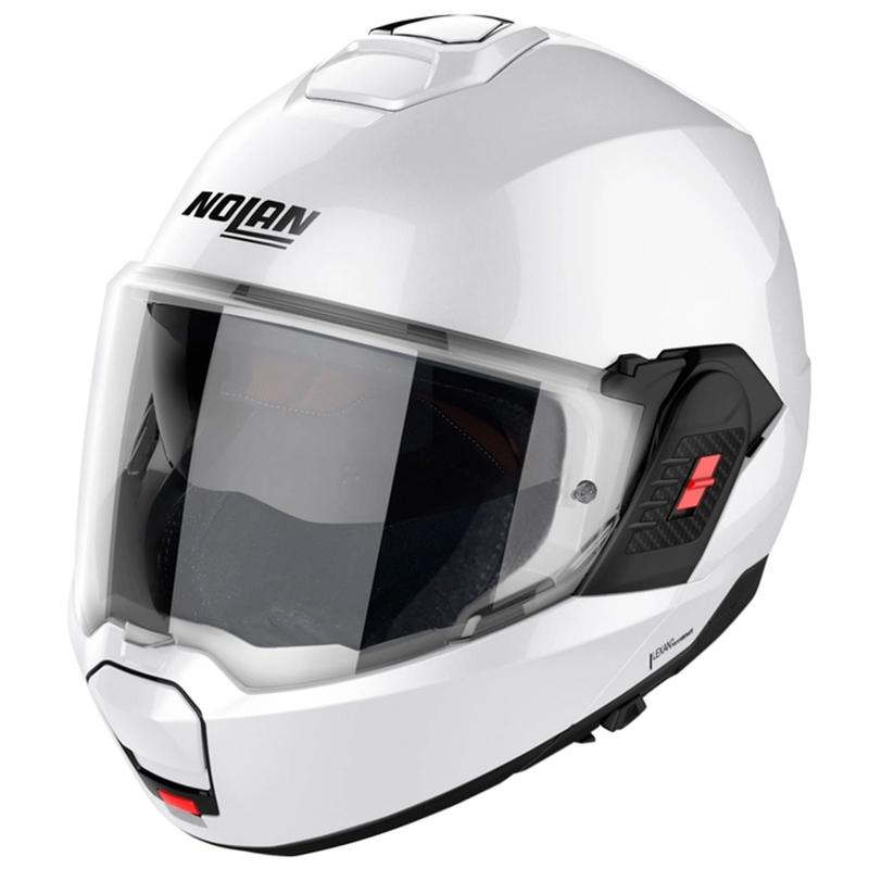 Preklápacia helma na motorku Nolan N120-1 Classico N-com biela