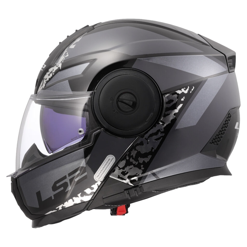 Výklopná helma na motorku LS2 FF902 Scope II Oxyd čierno-titánová