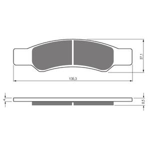 Brzdové obloženie GOLDFREN 440 K5