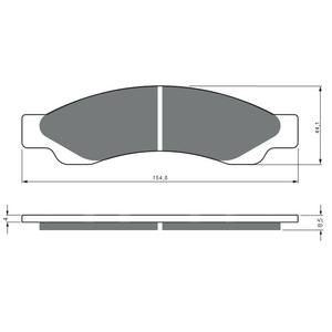 Brzdové obloženie GOLDFREN 441 K5