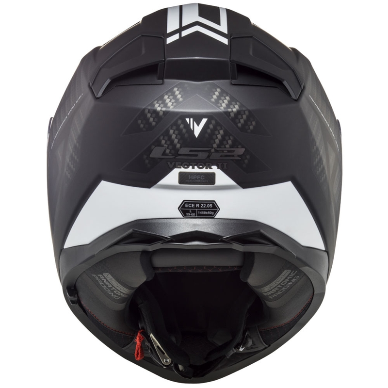 Integrálna prilba na motorku LS2 FF811 Vector II Splitter bielo-čierna