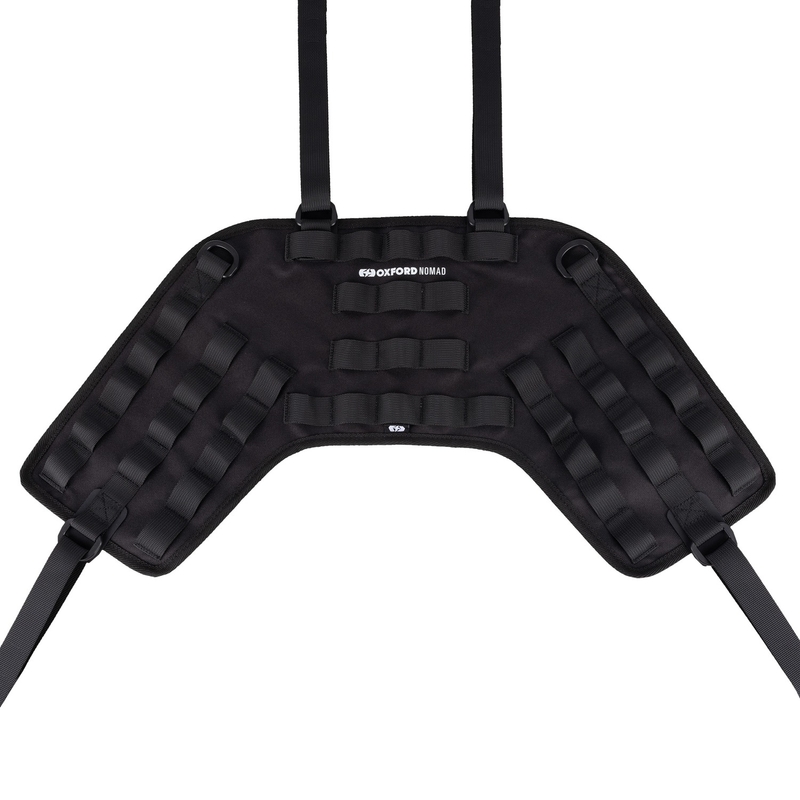 Systém uchytenia batožiny Oxford Nomad na sedačku spolujazdca čierny