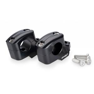Zvýšenie riadidiel PUIG PULLBACK 22101N čierna height 25mm, d 29mm
