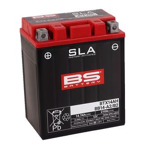 V továrni aktivovaný akumulátor BS-BATTERY BTX14AH (FA) (YTX14AH (FA)) SLA