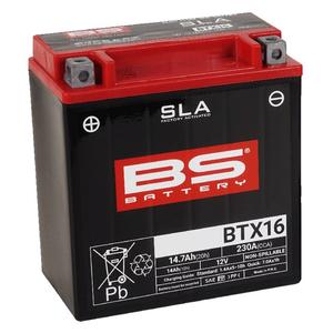 V továrni aktivovaný akumulátor BS-BATTERY BTX16 (FA) (YTX16 (FA)) SLA