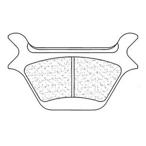 Brzdové obloženie CL BRAKES 2370 RX3