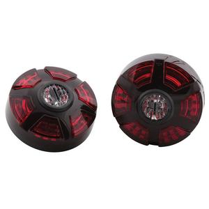 Zadné svetlo na štvorkolku Highsider Smart ATV LED 3v1 červeno-čierne