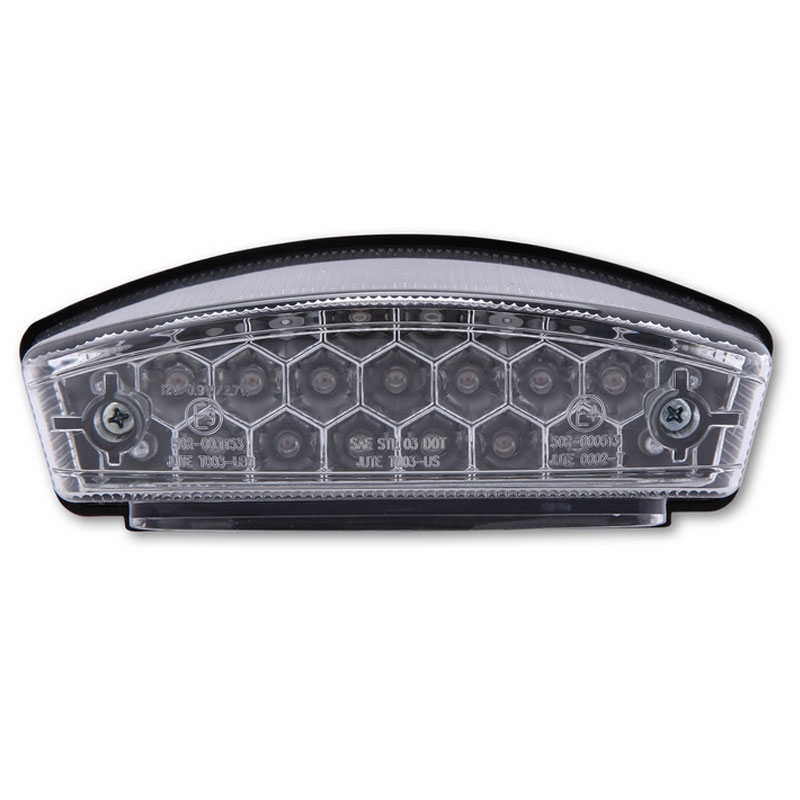 Zadné svetlo na motorku Highsider Smart Monster LED čierne