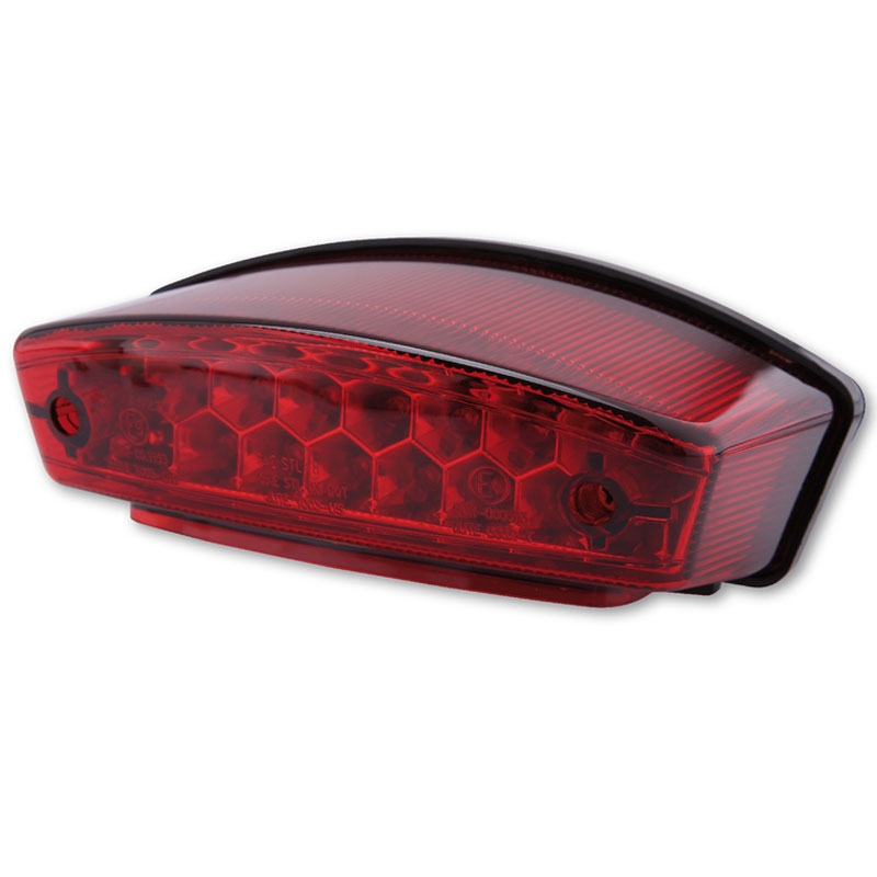 Zadné svetlo na motorku Highsider Smart Monster LED červené