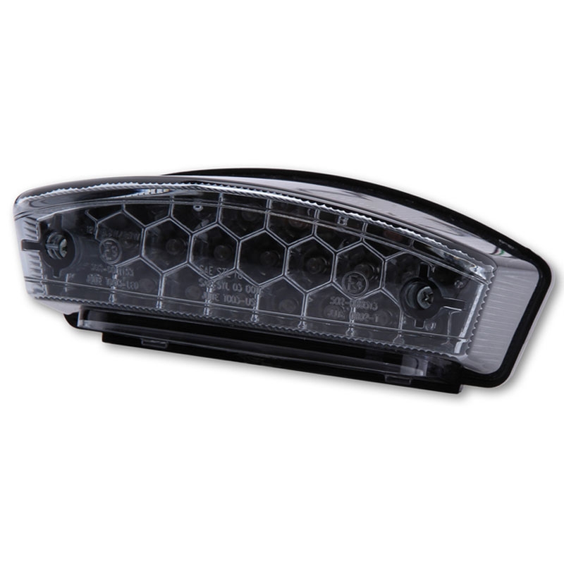 Zadné svetlo na motorku Highsider Smart Monster LED tónované