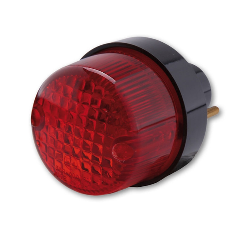 Zadné svetlo na motorku Highsider Smart okrúhle čierne