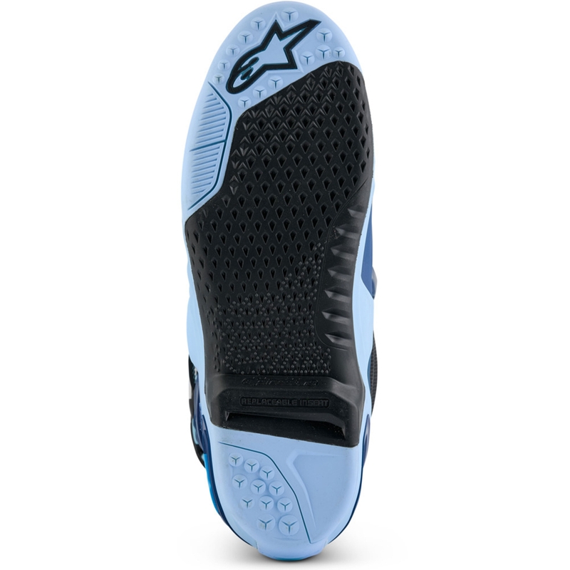 Topánky na motorku Alpinestars Tech 10 limitovaná edícia Steelers modro-svetlo modrá
