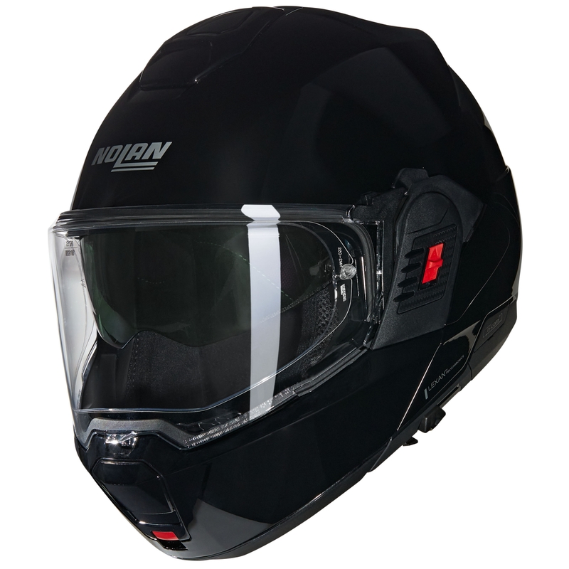 Preklápacia helma na motorku Nolan N120-1 Classico N-COM 301 čierna