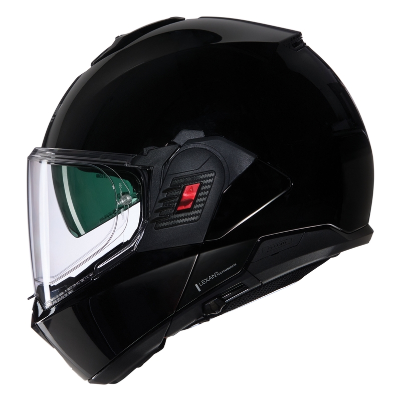 Preklápacia helma na motorku Nolan N120-1 Classico N-COM 301 čierna