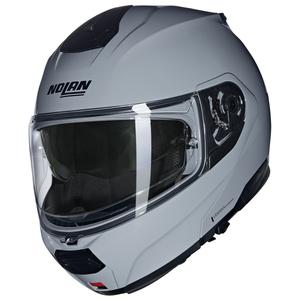 Preklápacia helma na motorku Nolan N100-6 Classico N-COM 303 sivá