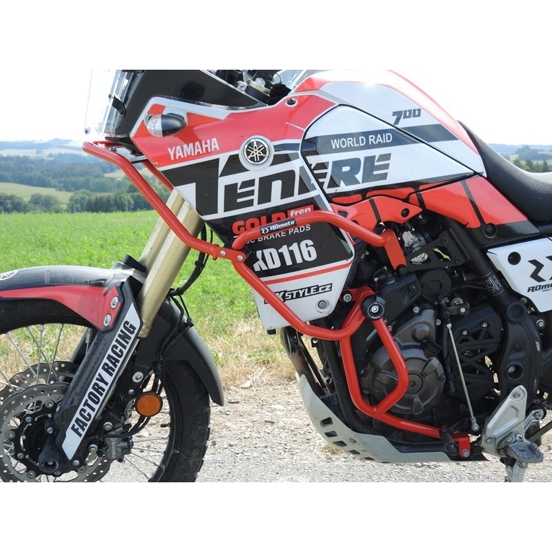 Ochrana motora RDMOTO červená (with protectors)