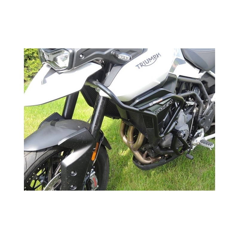 Ochrana motora RDMOTO čierna lower + upper frames (with protectors)