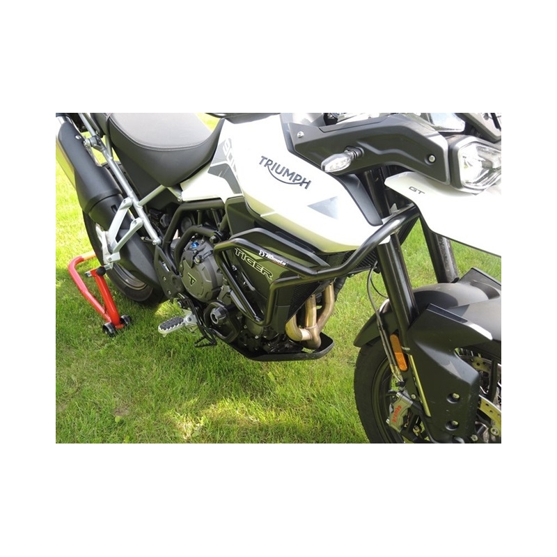 Ochrana motora RDMOTO čierna lower + upper frames (with protectors)