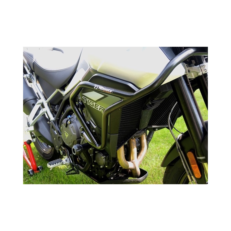 Ochrana motora RDMOTO čierna lower + upper frames (with protectors)