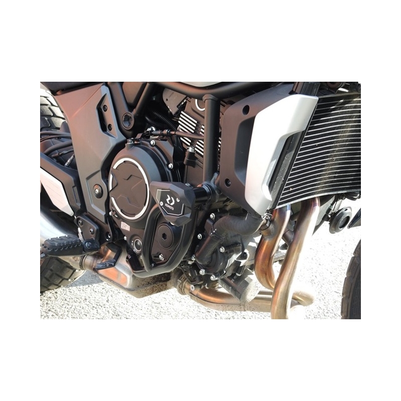 Ochrana motora RDMOTO čierna (with protectors)