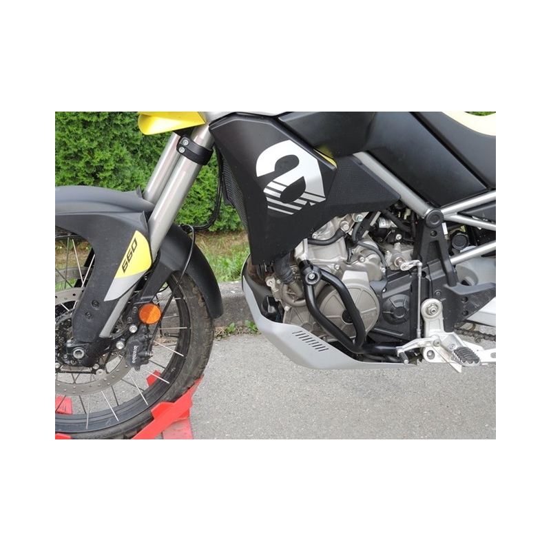 Ochrana motora RDMOTO čierna (lower frames with protectors)