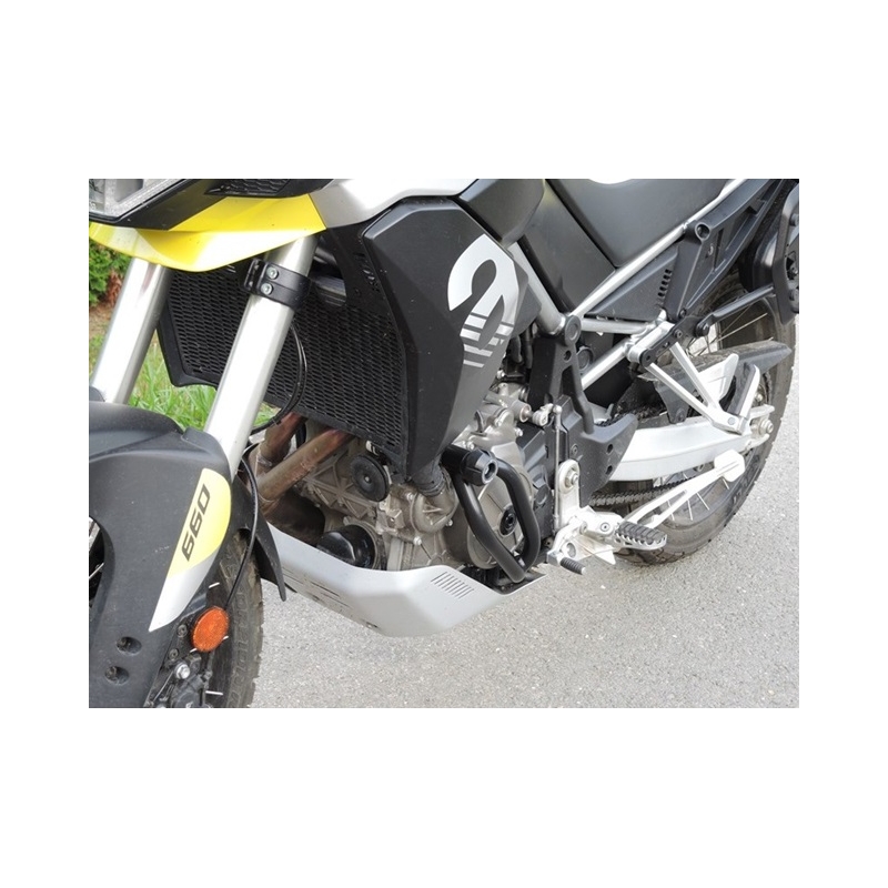 Ochrana motora RDMOTO čierna (lower frames with protectors)