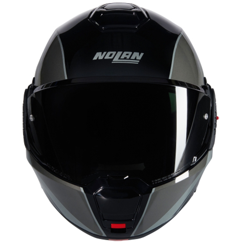 Preklápacia helma na motorku Nolan N120-1 Verniciatúra Speciale N-COM 341 čierno-šedá