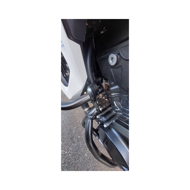 Ochrana motora RDMOTO čierna (lower + upper frames)