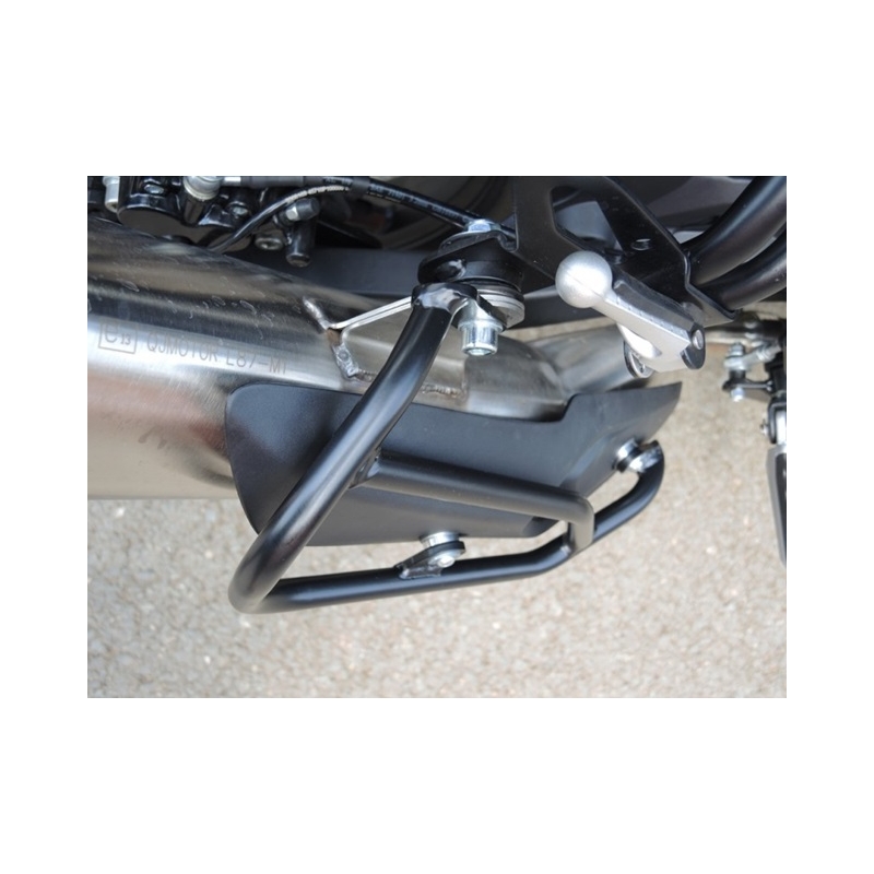 Ochrana motora RDMOTO čierna (exhaust frame)