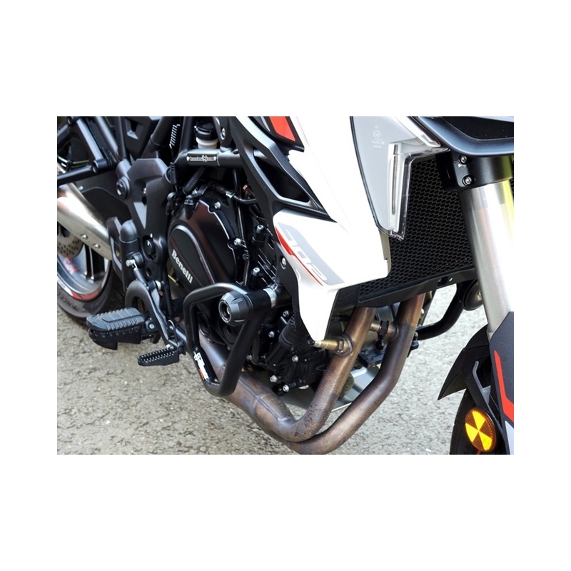 Ochrana motora RDMOTO čierna (lower frames with protectors)