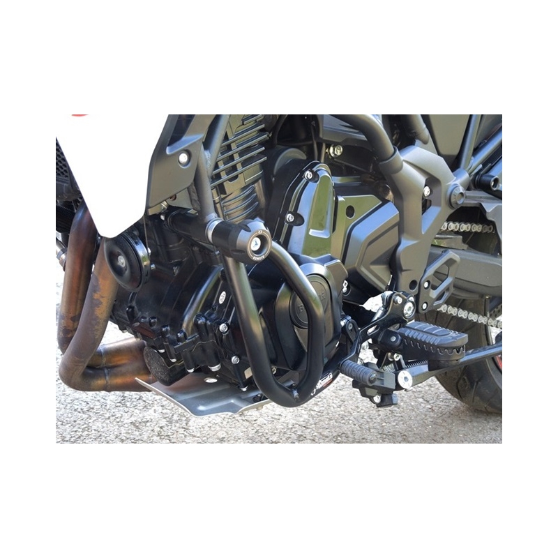 Ochrana motora RDMOTO čierna (lower frames with protectors)