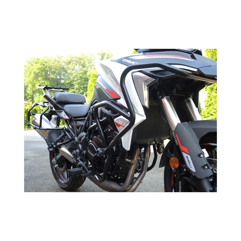 Ochrana motora RDMOTO čierna (upper + lower frames with protectors)