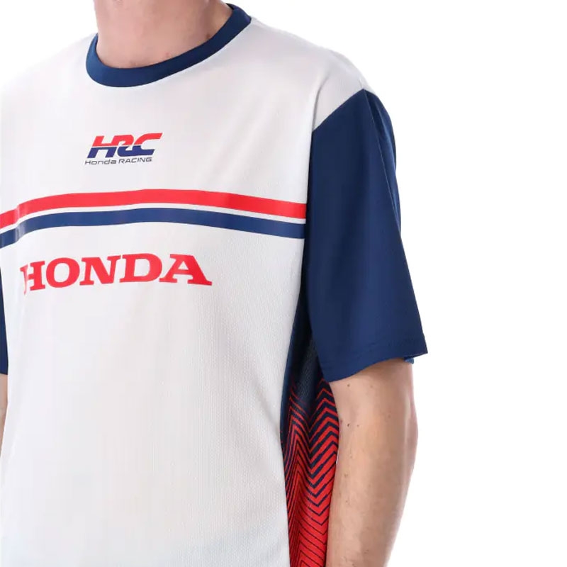 Tričko Honda HRC Technical Fabric biele