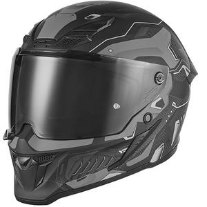 Integrálna helma na motorku NOX Exlusiv Goliath Berserk matná čierno-titánová