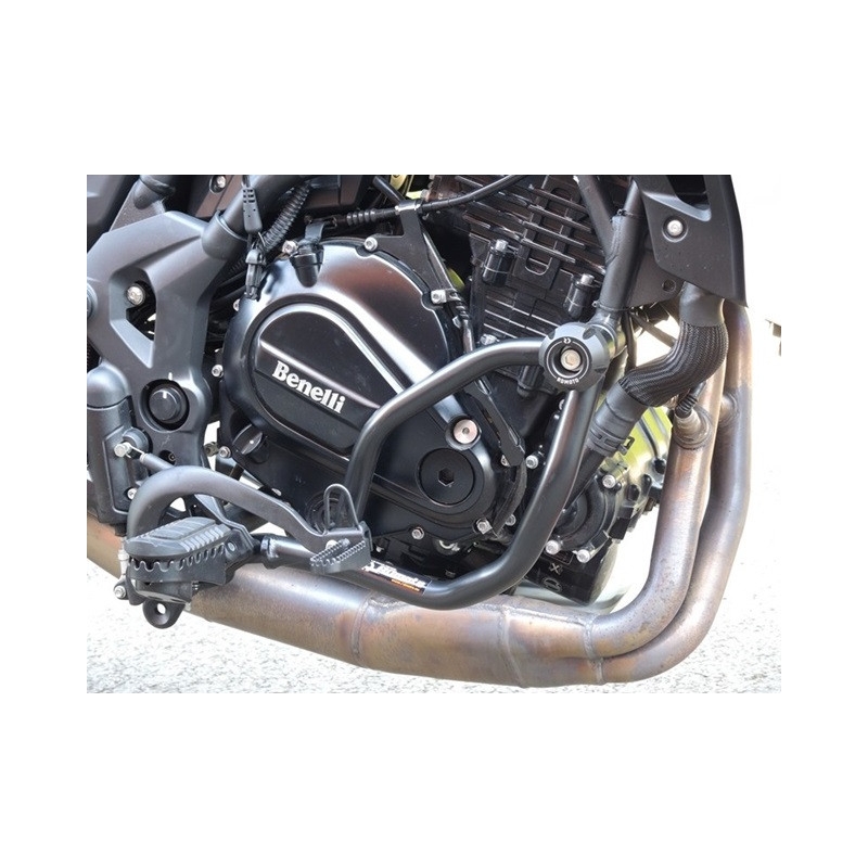 Ochrana motora RDMOTO čierna (lower frames with protectors)