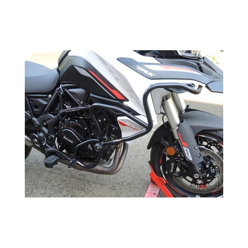 Ochrana motora RDMOTO čierna (upper + lower frames with protectors)