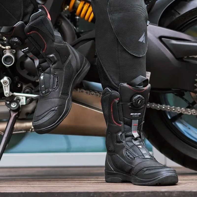 Obuv na motocykel Shima Strato čierná