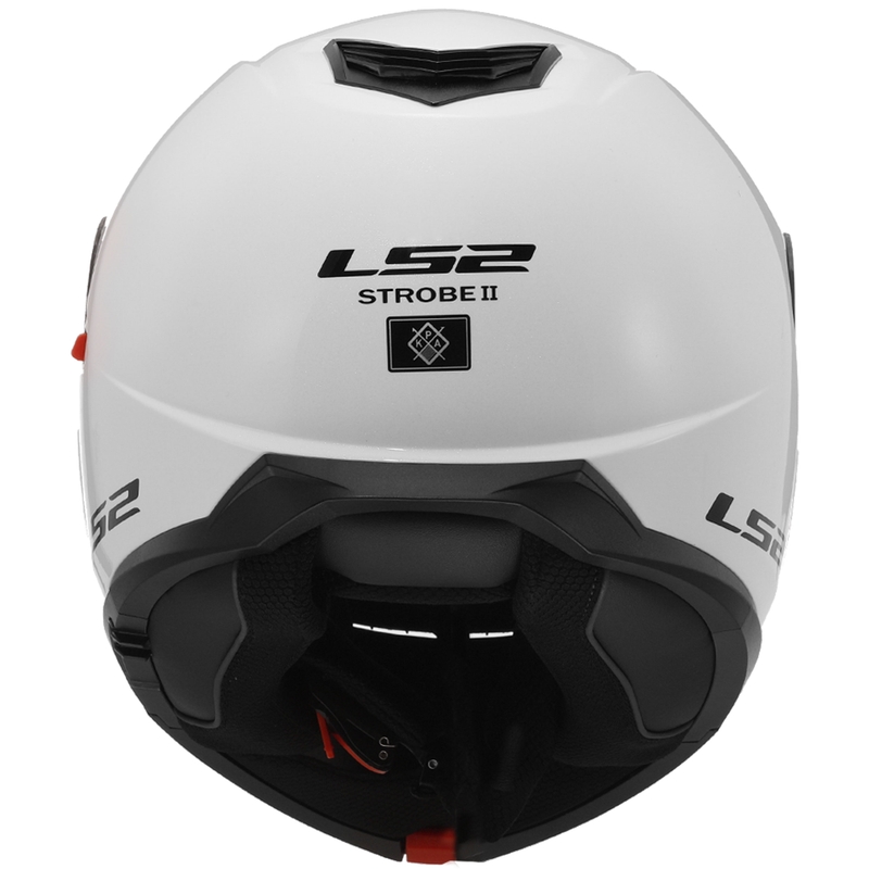 Vyklápacia prilba LS2 FF908 Strobe II biela lesklá