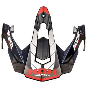Šilt pre helmy na motorku NOX N312 Vapor bielo-modro-červený