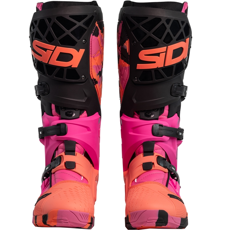 Topánky na motorku SiDi Crossair X Messy koralové