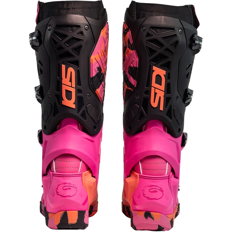 Topánky na motorku SiDi Crossair X Messy koralové