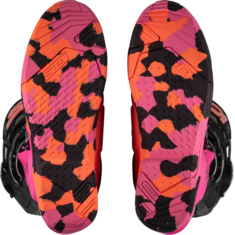 Topánky na motorku SiDi Crossair X Messy koralové