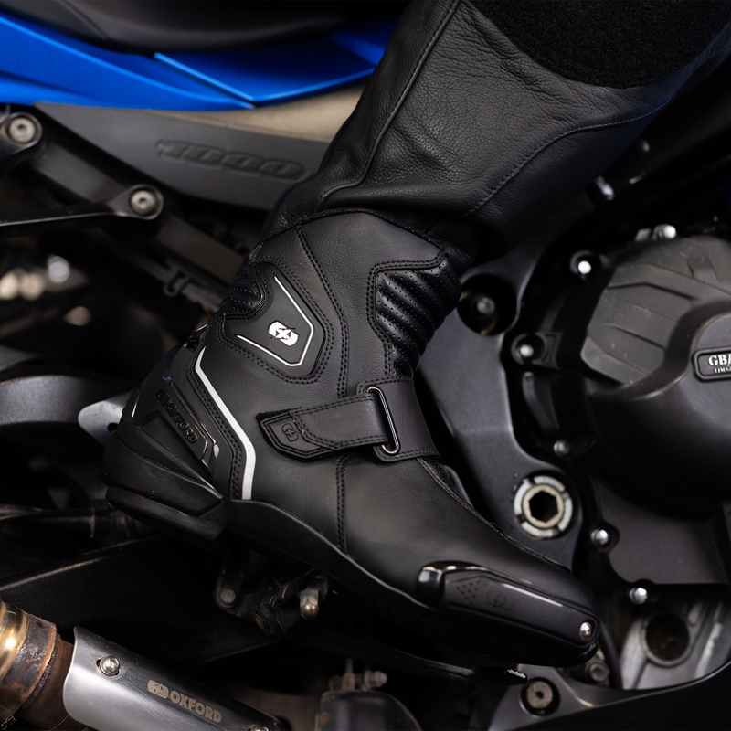 Topánky na motorku Oxford Omega Air Short čierne