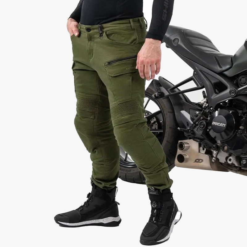 Nohavice na motorku Shima Giro 3.0 khaki
