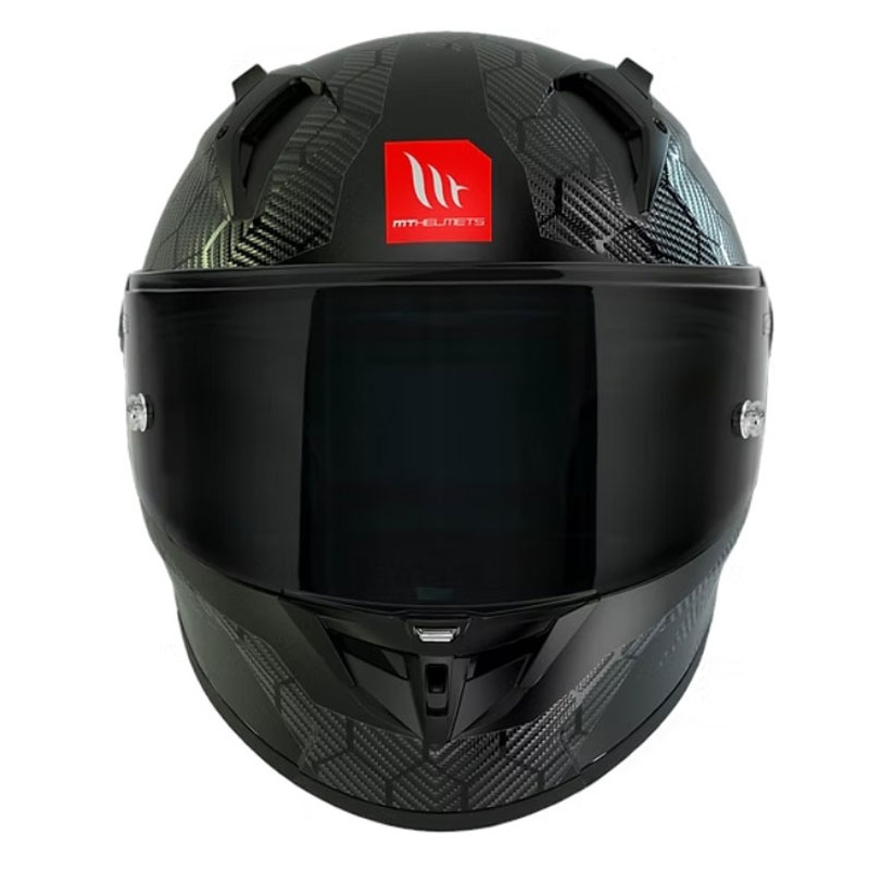 Integrálna prilba na motorku MT KRE+ Carbon Solid A11 čierna lesklá
