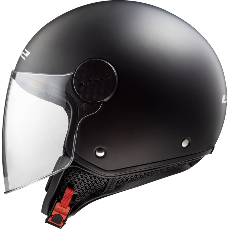 Otvorená prilba na motocykel LS2 OF558 Sphere Solid čierna matná